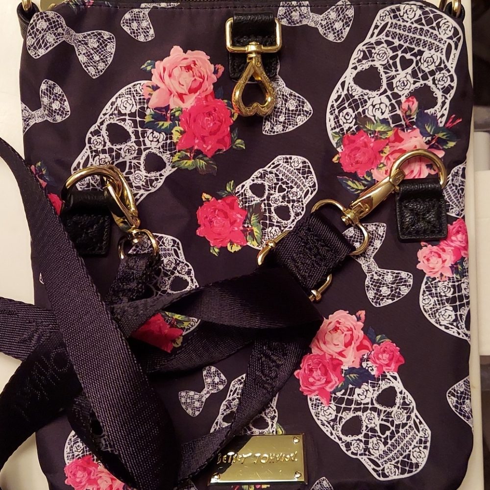 Betsey Johnson Skull Cross Body